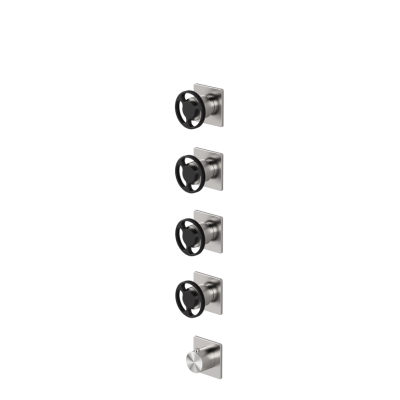Thermostat-Brausearmatur mit 4-Wege-Ventil 